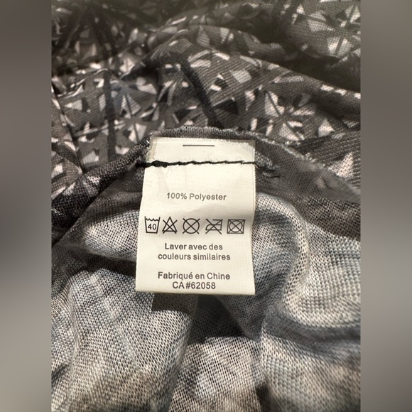 Black / White Stretchy Hair Bandanna - Picture 4 of 4